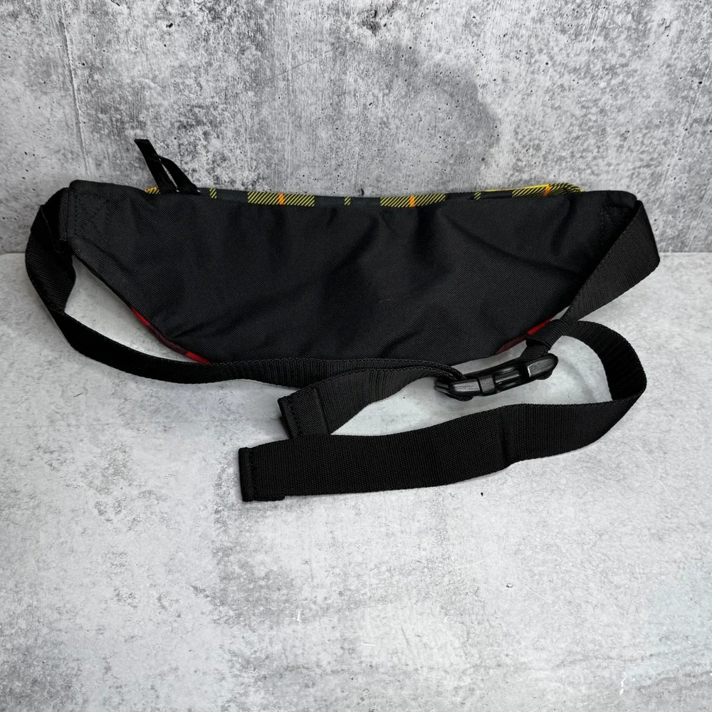 Nike Heritage Hip Pack Red Buffalo Check Yellow Plaid Crossbody Fanny Bag Unisex